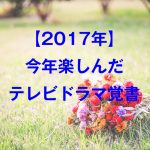【2017年】今年楽しんだ日本のテレビドラマ覚書